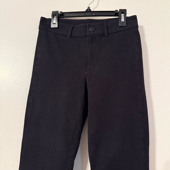 AYR Cropped Skinny Jeans in Black Sz 24 Mid Rise Stretch No Front Pockets Sleek - Picture 4 of 16